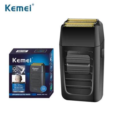 Grayhound Kemei KM-1102 เครื่องโกนหนวดแบบชาร์จไฟ  เครื่องโกนหนวดไฟฟ้า