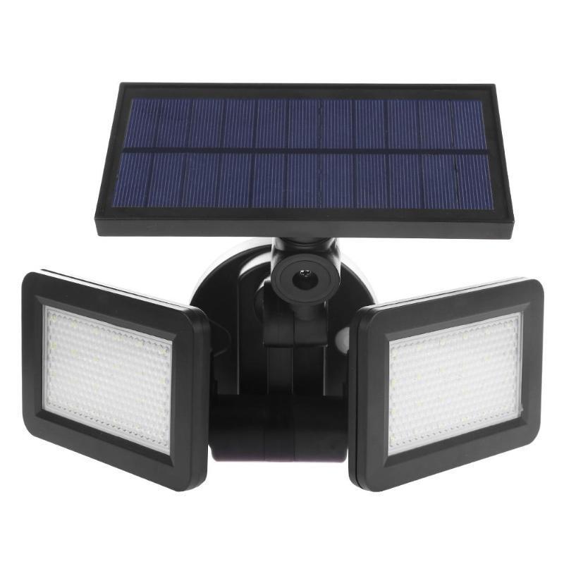 ++สินค้าคุณภาพ++ Waterproof Dual Head 48LED Solar Outdoor Wall Light Radar
Sensor Spotlight