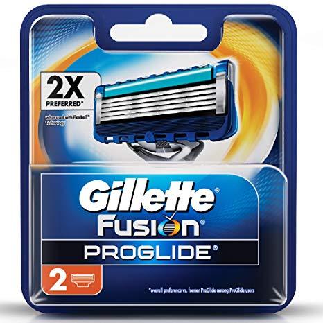 ใบมีดโกนหนวด Gillette FUSION PROGLIDEPack 2 ชิ้น