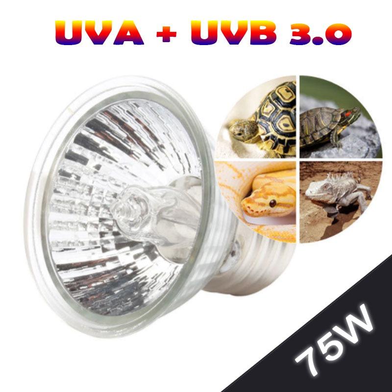 หลอดไฟ UVA+UVB 75W หลอดไฟให้ความร้อน หลอดแสงอาทิตย์