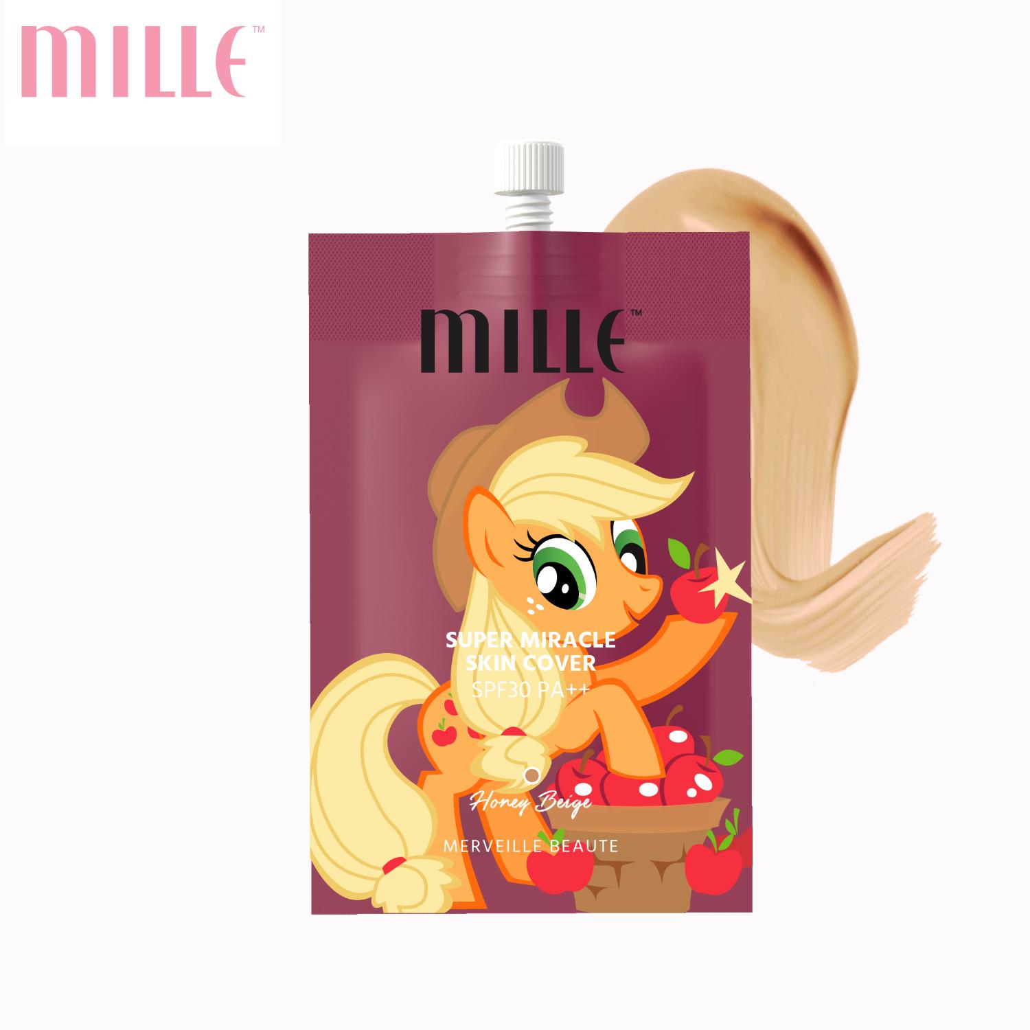 Mille รองพื้นซองโพนี่ My Little Pony Super Cover Foundation 7g.
