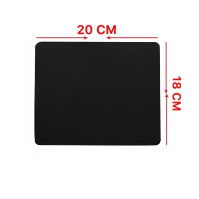Surface แผ่นรองเมาส์ Mouse PAD (แบบผ้า) Surface-1030 (BLACK) 20X18CM