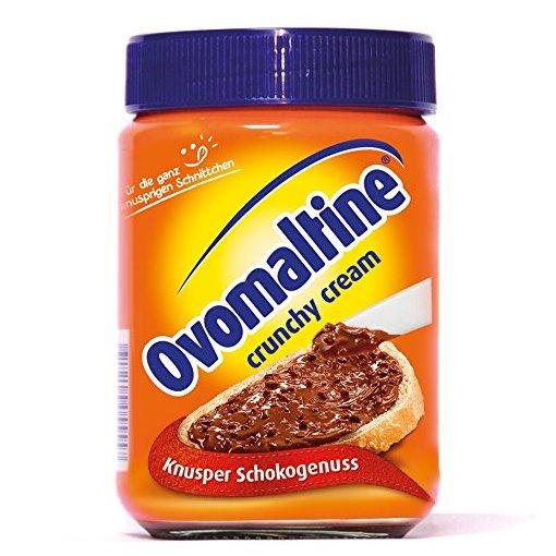 OVALTINE Ovomaltine Crunchy Cream โอวัลติน ครั้นชี่ สเปรดช็อคโกแลตทาขนมปัง สูตร Swiss 380g.