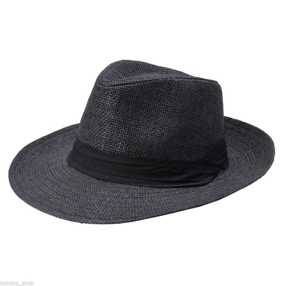 หมวกปานามา เบสิค Basic หมวกแฟชั่น หมวกปานามา หมวกสาน ใส่ได้ชาย-หญิง Straw fedora (ส่งจากไทย)