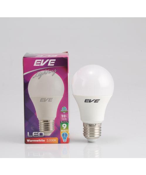 มาใหม่ | EVE หลอดแอลอีดี A60  9 วัตต์ วอร์มไวท์ E27 LED A60 9W Warmwhite E27 เหลือง