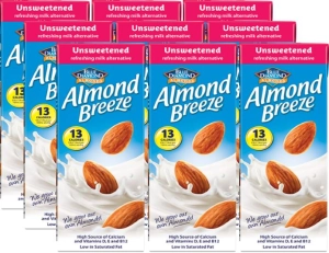 สินค้า Blue Diamond Almond Breeze Almond Unsweetened 180ml. x 9boxes