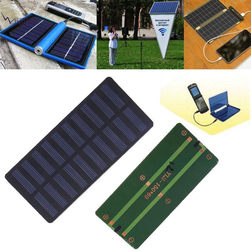 3 วัตต์ 5.5 โวลต์ Polysilicon แผงโซล่าเซลล์แสงแดด Charger กลางแจ้งน้ำหนักเบา 3 วัตต์ 5.5 โวลต์ Polysilicon แผงโซล่าเซลล์แสงแดด Charger กลางแจ้งน้ำหนักเบา