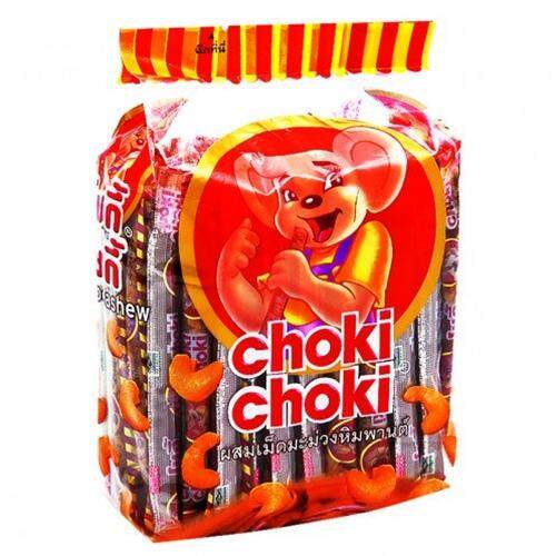 โชกี้โชกี้ (Choki Choki) ขนมช็อกโกแลตผสมถั่วลิสง 100 แท่งเติม