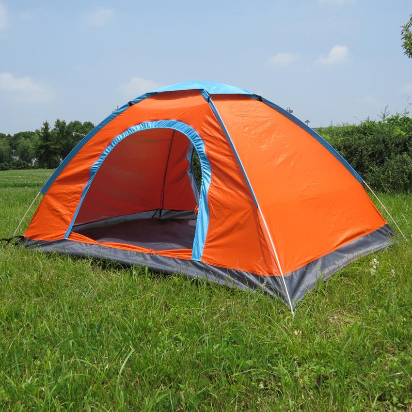 portable outdoor automatic tent 2-3 people เต็นท์นอนแค้มปิ้ง พกพาสะดวกนอนได้ 2-3 คน -Orange