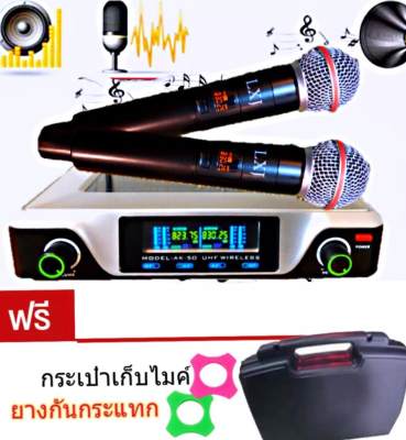 LXJ ไมโครโฟนไร้สาย/ไมค์ลอยคู่ UHF ประชุม ร้องเพลง พูด WIRELESS พร้อม กระเป๋าหิ้ว LXJ ไมโครโฟนไร้สาย/ไมค์ลอยคู่ UHF ประชุม ร้องเพลง พูด WIRELESS พร้อม กระเป๋าหิ้ว
