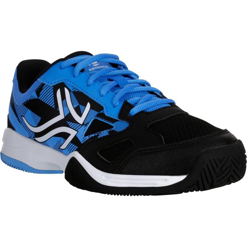 รองเท้าเทนนิสสำหรับเด็กรุ่น TS560 (สีน้ำเงิน/ดำ)