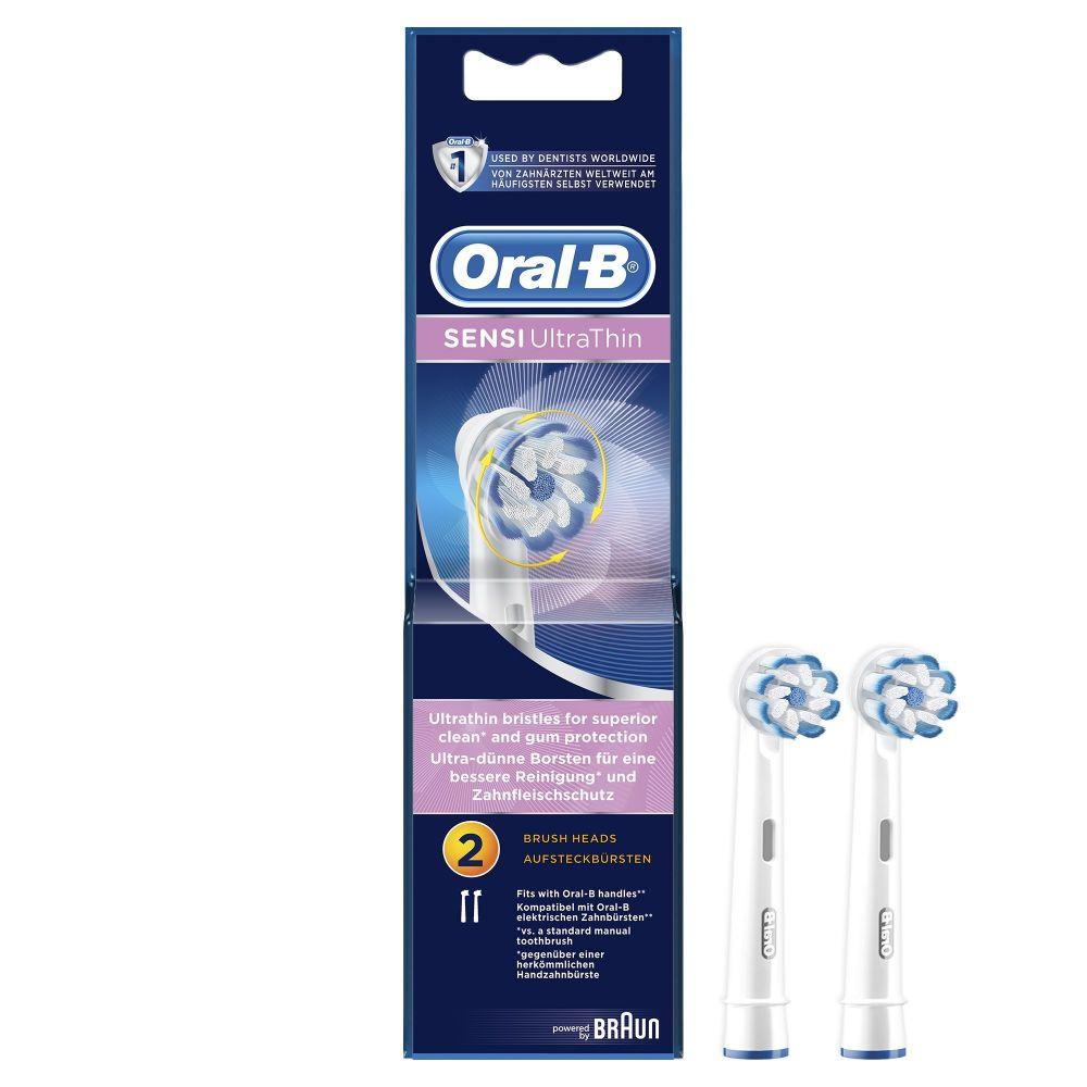 หัวแปรงสีฟันไฟฟ้า Oral-B รุ่น Sensi UltraThin แพคบรรจุ 2 หัวแปรง