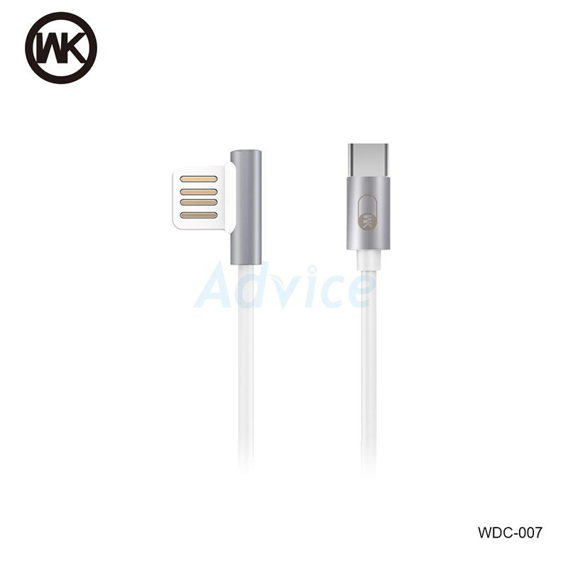 WK Cable USB 2.0 to Type-C (THRONE) สายชาร์จ White