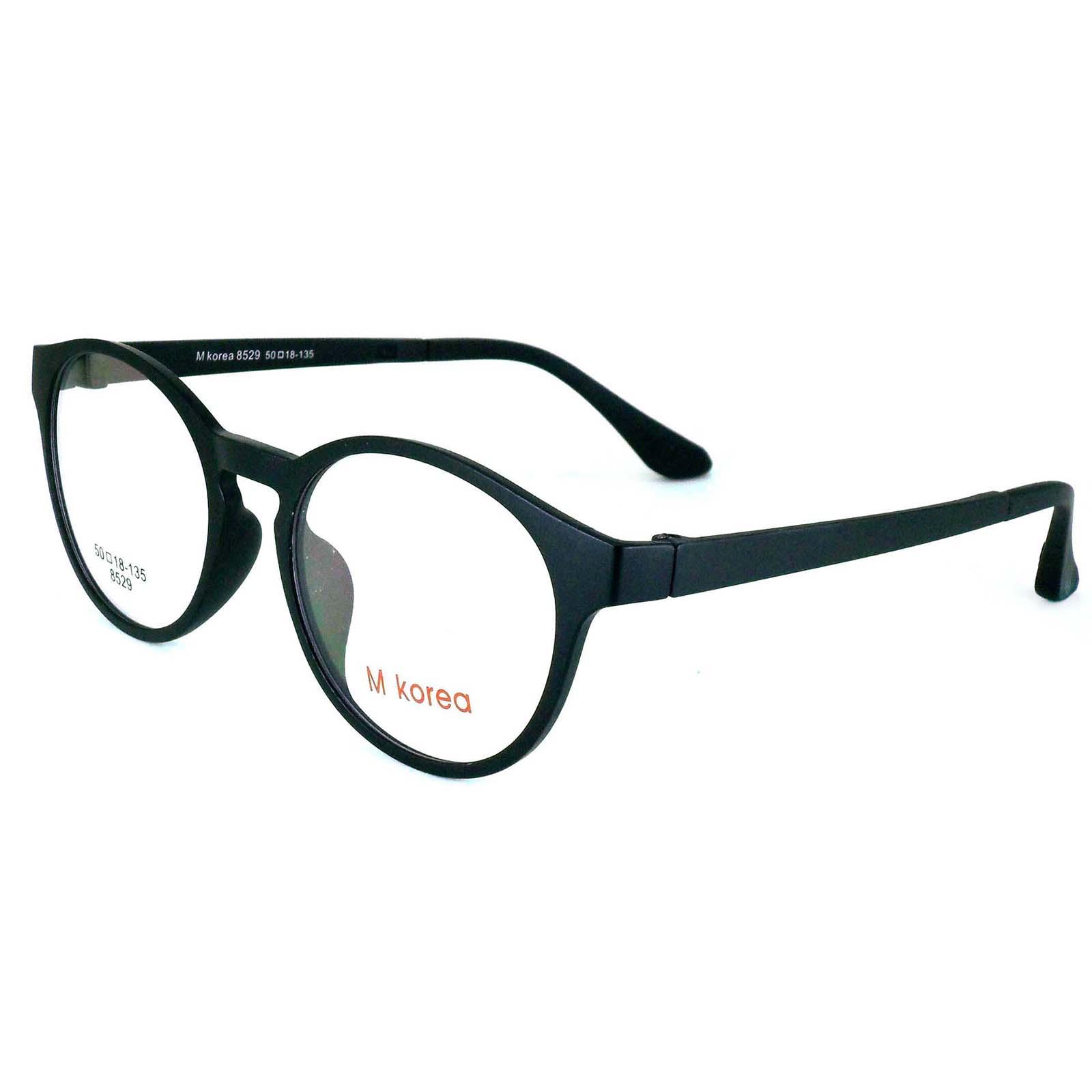 M Korea แว่นตา รุ่น 8529 ทรงสปอร์ต วัสดุ TR-90 เบาและยืดหยุนได้สูง ขาข้อต่อ ( สำหรับตัดเลนส์ ) กรอบแว่นตา แว่นสายตา แฟชั่น EyewearTop Glasses