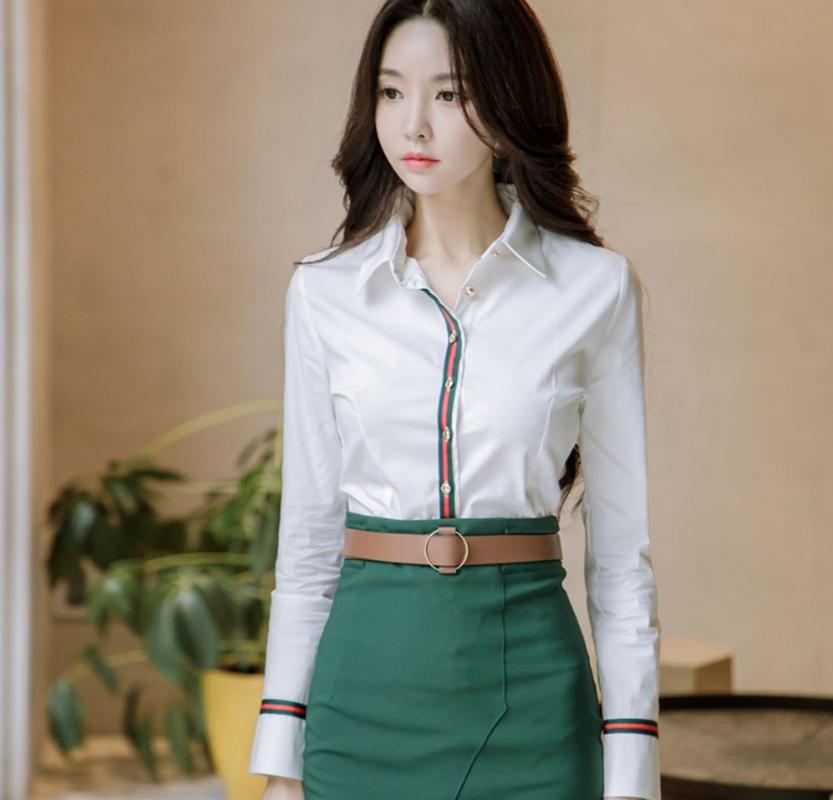 ZASHION เสื้อเซิ้ตทำงานผู้หญิง Classic Premium Women Shirt OL Minimalist ZASHION เสื้อเซิ้ตทำงานผู้หญิง Classic Premium Women Shirt OL Minimalist