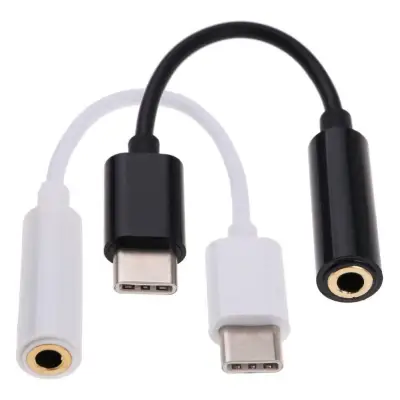 Type-C to 3.5mm Earphone cable Adapter usb 3.1 Type C USB-C male to 3.5 AUX audio female Jack for Android