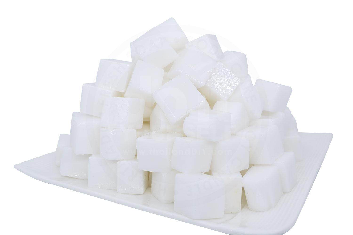 Glycerin White Soap Base เบสสบู่กลีเซอรีนแบบขาว แพ็ค 1 กิโลกรัม