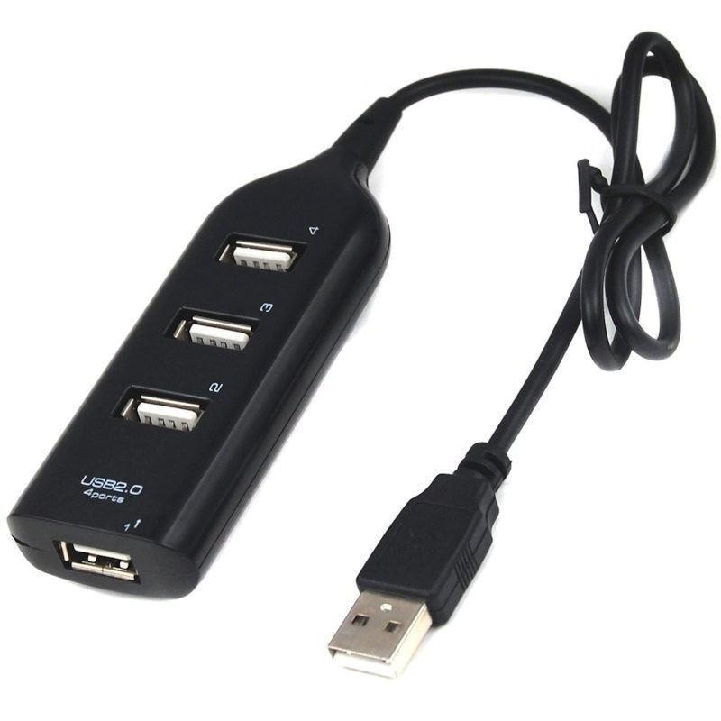 Usb Hub 2.0 ความเร็วสูง 4 พอร์ต Splitter Hub อะแด็ปเตอร์สำหรับคอมพิวเตอร์พีซี - นานาชาติ ความยาว1เมตร By Easymart And Gadget Co.,ltd