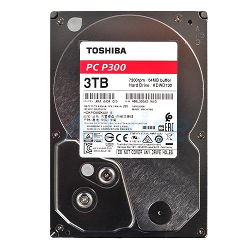 Toshiba ฮาร์ดดิสก์ 3.TB SATA-III P300 Red (64MB., 7200RPM) - ยี่ห้อ 1+ ราคา 3,190 บาท*ส่งฟรี