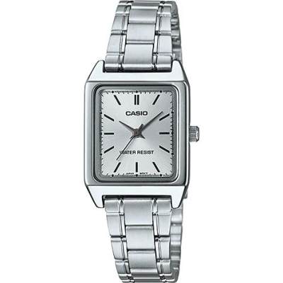 Casio นาฬิกาข้อมือผู้หญิง หน้าเหลี่ยม สายสแตนเลส รุ่น LTP-V007 ของแท้ประกันศูนย์ ขาย Casio นาฬิกาข้อมือผู้หญิง หน้าเหลี่ยม สายสแตนเลส รุ่น LTP-V007 ของแท้ประกันศูนย์
