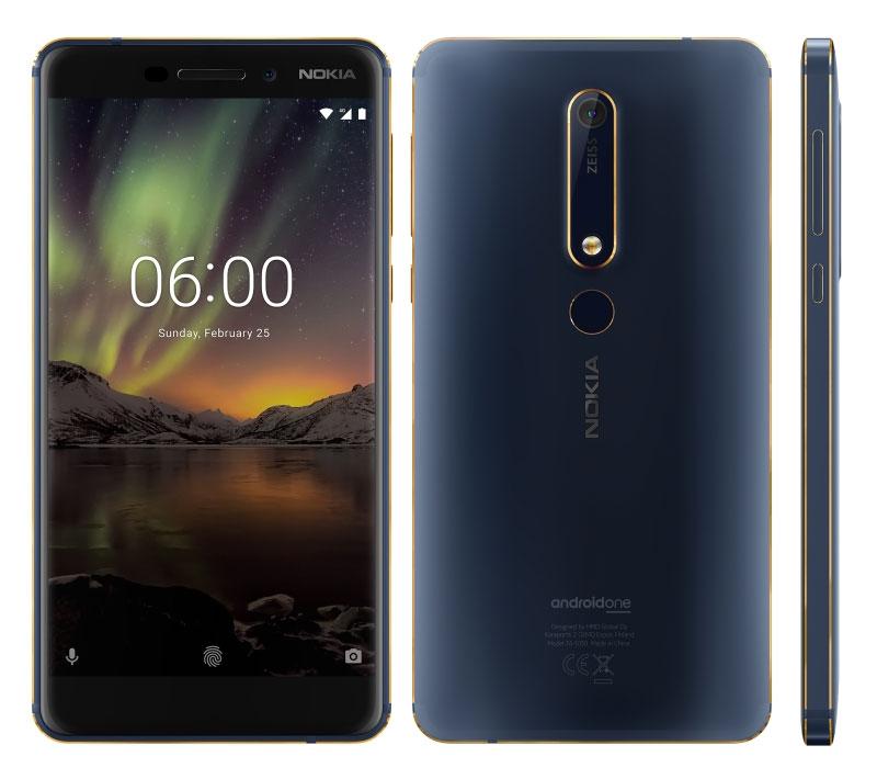 Nokia New Nokia 6 - โนเกีย (Nokia 6.1) จอ5.5นิ้ว Ram4/Rom64GB แถมเคส+ฟิล์ม