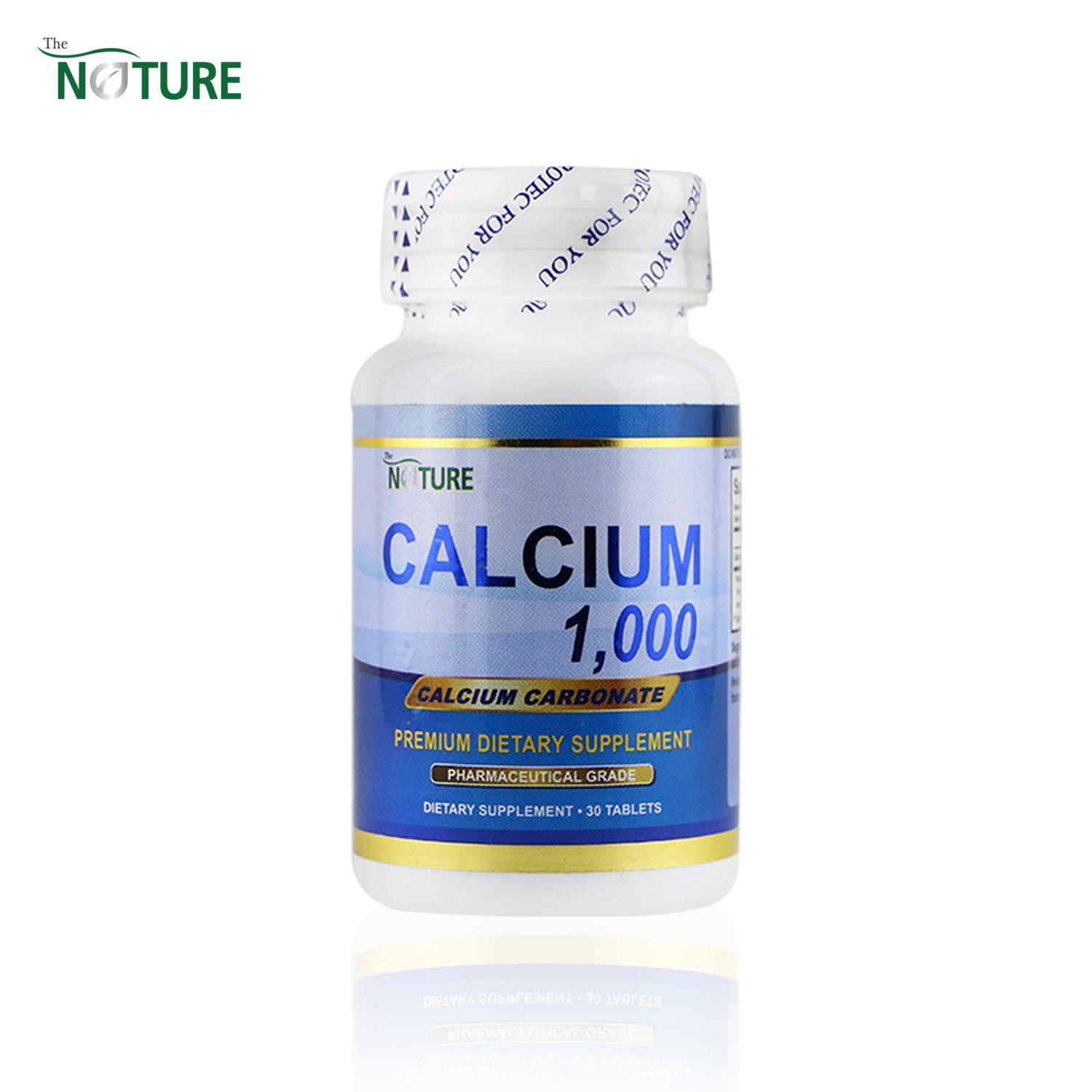 แคลเซียม ขายดีอันดับ 1 เดอะเนเจอร์ 1000 มิลลิกรัม Calcium 1000 THE NATURE ผลิตภัณฑ์เสริมอาหารขายดี