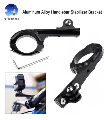 Aluminum alloy Handlebar Stabilizer bracket bicycle bike bar adapter Pro Mount for GoPro / SJCam / XiaoYi