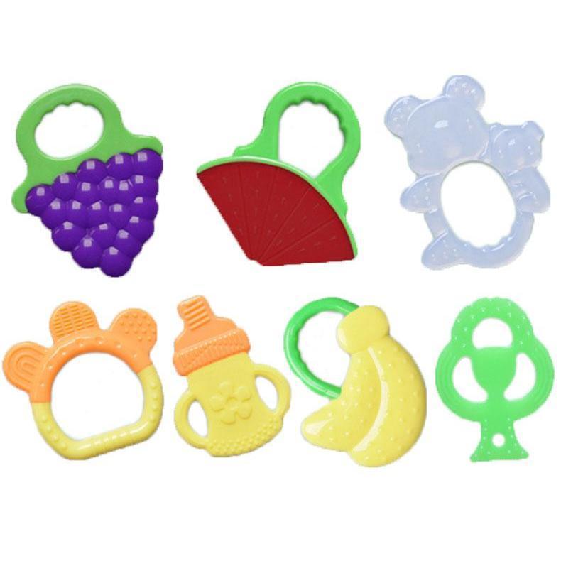 ยางกัด ยางกัด ซิลิโคน ของเล่นเด็ก ของเล่น เสริมพัฒนาการเด็ก 1 ชิ้น, ซิลิโคน เกรดอาหาร 100%, นุ่ม, ของเล่นเด็ก    Baby Teether Toys Various Designs 1 Pc, 100% Food Grade Silicone, Soft, Infant Toddler Toy
