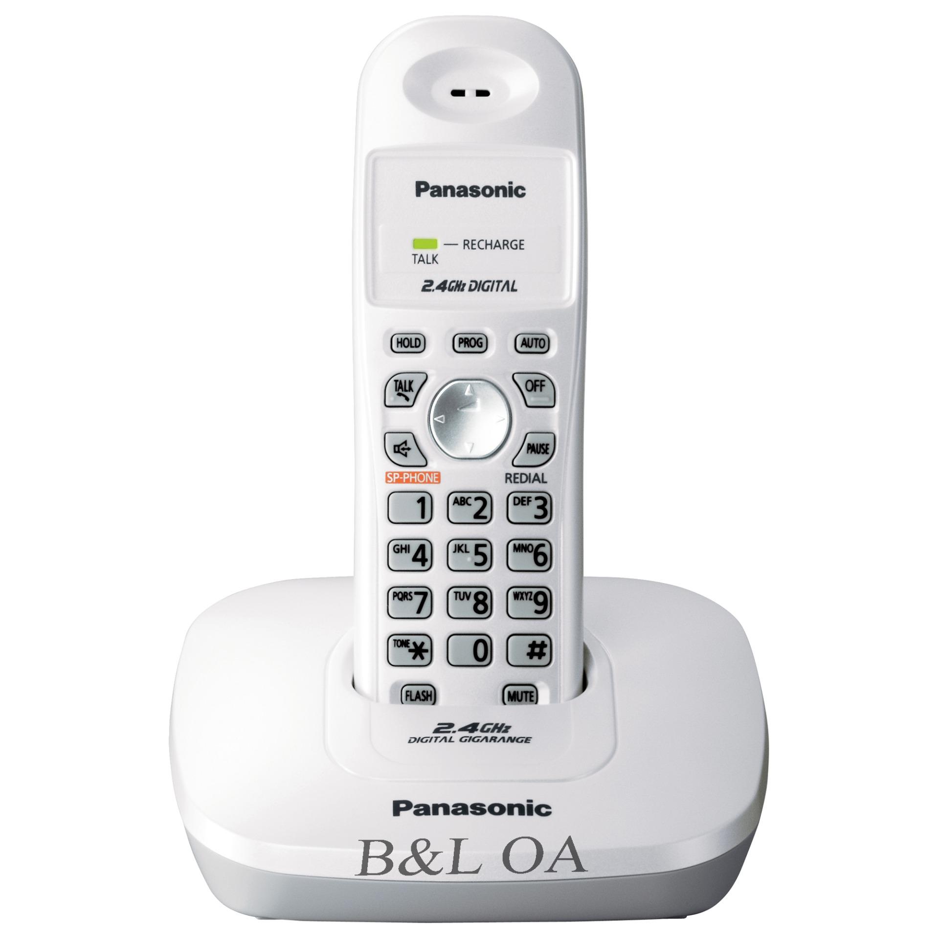 อุปกรณ์มือถือและแท็บเล็ต โทรศัพท์ไร้สาย Panasonic KX-TG3600BX (สีเงิน/ดำ)