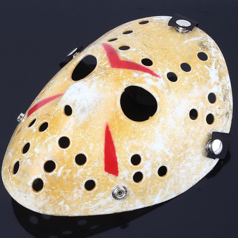 Rugby รักบี้ New หน้ากากป้องกัน เจสัน สวมไส่ได้ มีสายรัด สำหรับไส่เล่น Sport กีฬา Hockey ฮอกกี้ หน้ากาก บีบีกัน BBGUN หน้ากากฮาโลวีน Halloween Mask