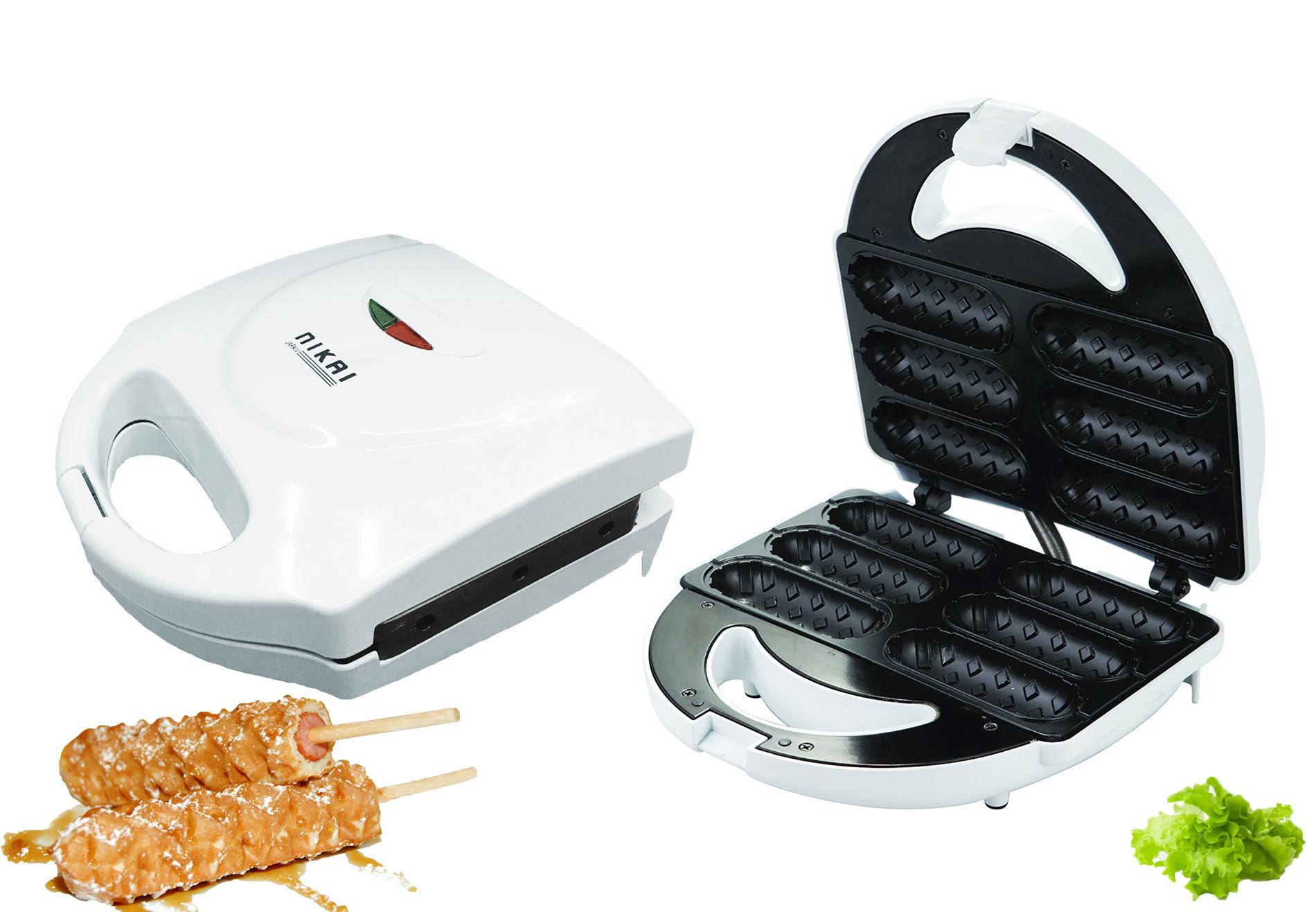 ดูภาพ เครื่องทำวาฟเฟิลฮอทด็อก(Hotdog Waffle Maker) รุ่น SF-011+แถมไม้เสียบฮอทด็อก <br/>เพิ่มเติม เครื่องทำวาฟเฟิลฮอทด็อก(Hotdog Waffle Maker) รุ่น SF-011+แถมไม้เสียบฮอทด็อก