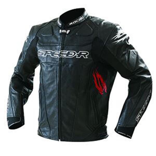 SPEED-R Men's Leather Super Bike Racing Jacket - S23 (เสื้อแจ็คเก็ตสำหรับขี่มอเตอร์ไซค์)