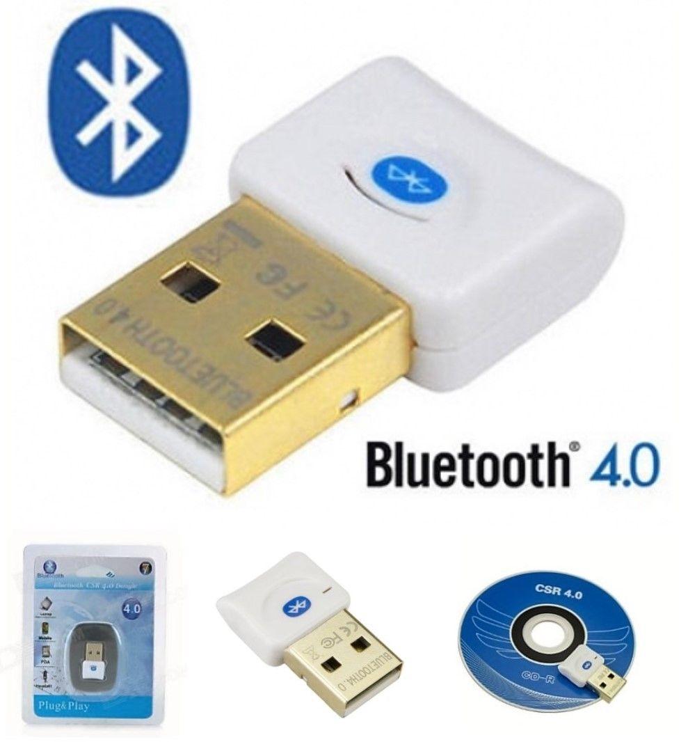 ตัวรับสัญญาณบลูทูธ 4.0 Mini USB Bluetooth V4.0(สีดำ)