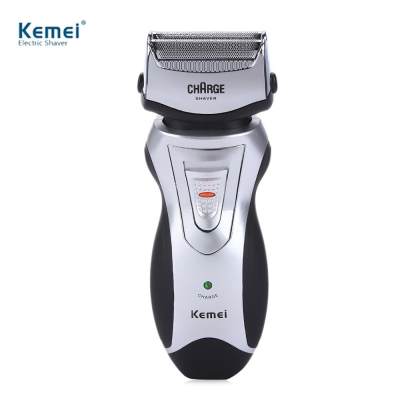 โกนหนวด เครื่องโกนหนวดไฟฟ้า โกนหนวด ที่โกนหนวด โกนหนวด เครา SAHA SALE  Kemei KM-8007 Reciprocating floating double blades electric beard shaver rechargeable razor for men