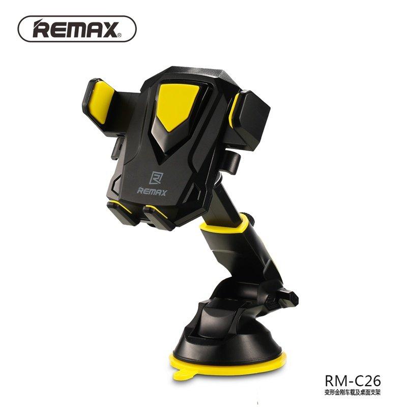 Remax ขาตั้ง Transformer Car&Desktop Holder ขาตั้งมือถือในรถยนต์และบนโต๊ะ Remax C26