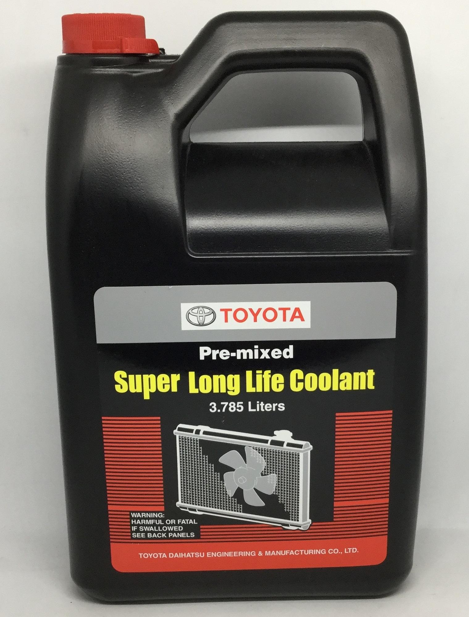 [3.785 ลิตร] TOYOTA น้ำยาเติมกันสนิมหม้อน้ำ สีชมพู Pre-mixed Super Long Life Coolant 3.785 ลิตร แท้ศูนย์ สำหรับรถ Toyota เก๋ง ,กระบะ ทุกรุ่น