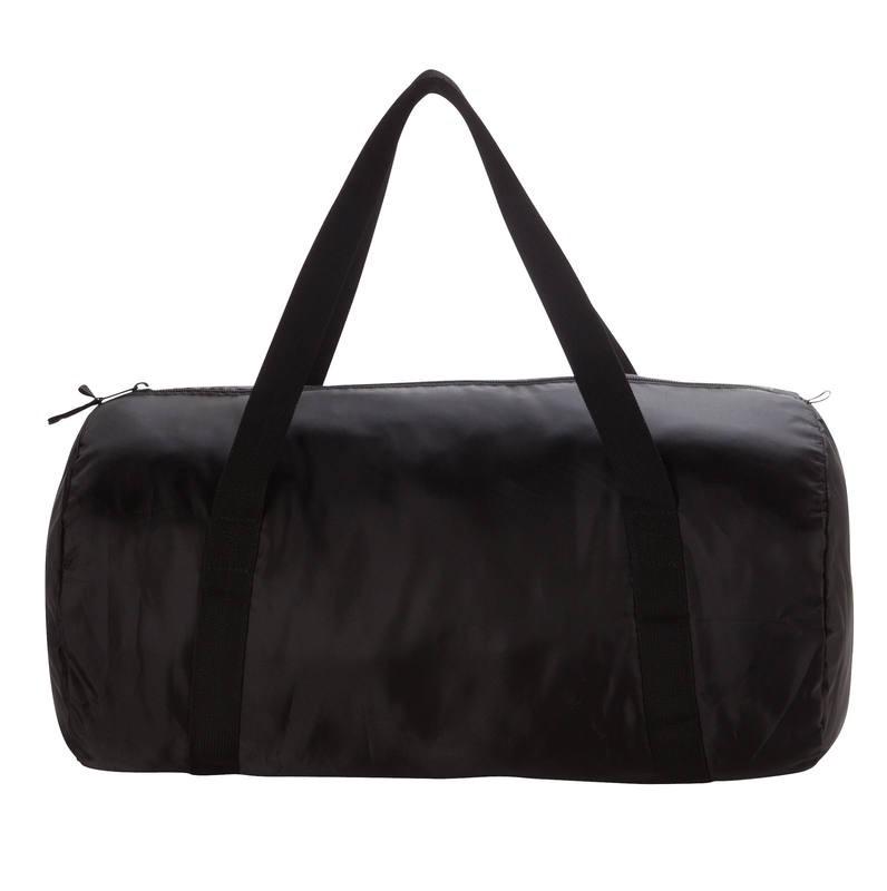 กระเป๋าดัฟเฟิลสำหรับฟิตเนสแบบม้วนได้ (สีดำ)