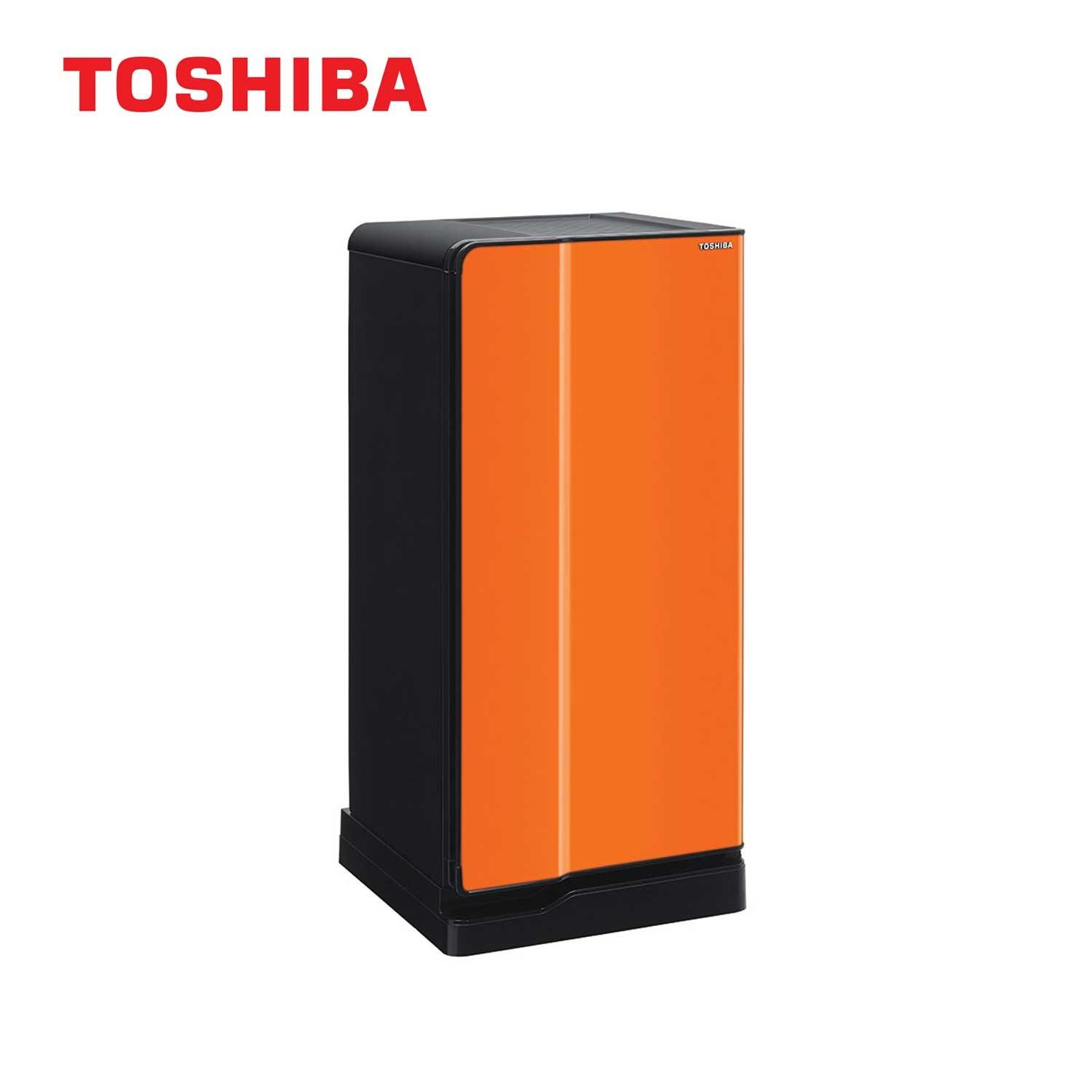 Toshiba ตู้เย็น 1 ประตู รุ่น Curve (GR-B145ZNO) 5.0 คิว (สีส้ม)