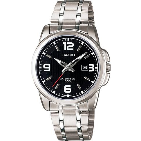 Casio นาฬิกาข้อมือผู้หญิง ตัวเลขใหญ่ สายสแตนเลส รุ่น LTP-1314 ของแท้ประกันศูนย์