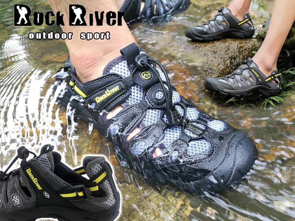 รองเท้า Rock River รองเท้าลุยน้ำ แห้งเร็ว แบบรัดข้อเท้า สวมใส่สบาย ใส่เดินป่า ปีนเขา ใส่เที่ยว คู่เดียวเอาอยู่
