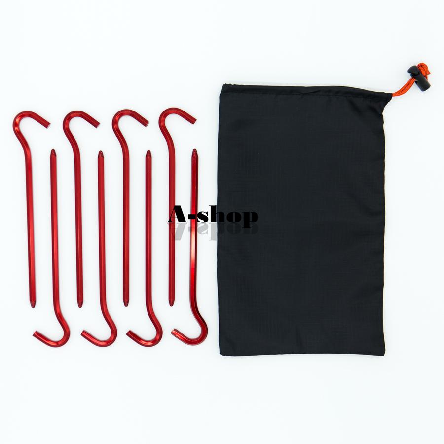 ดูภาพ A-shop สมอบก สมอเต็นท์ สมอสำหรับยึดเต็นท์ 8 อัน พร้อมถุงผ้า รุ่น ATB090-Red <br/>เพิ่มเติม A-shop สมอบก สมอเต็นท์ สมอสำหรับยึดเต็นท์ 8 อัน พร้อมถุงผ้า รุ่น ATB090-Red