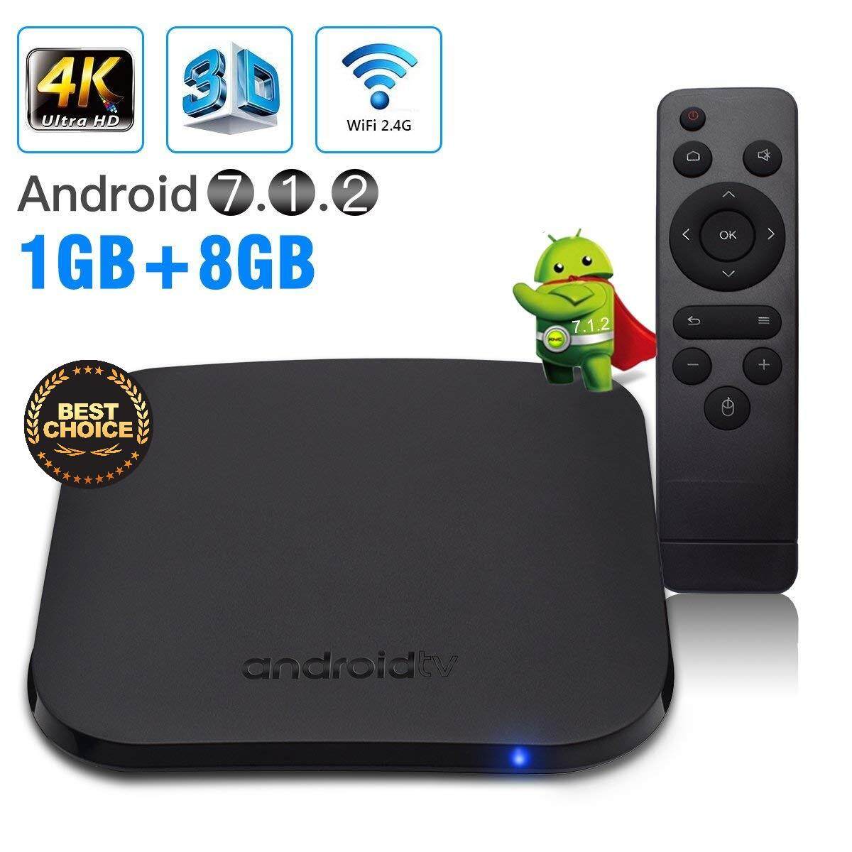  อุดรธานี กล่องดิจิตอลทีวีแอนดรอยด์ M8S PLUS W Quad-Core Nougat TV Box (Amlogic S912 CPU  RAM1GB/ROM8GB  Android 7.1)