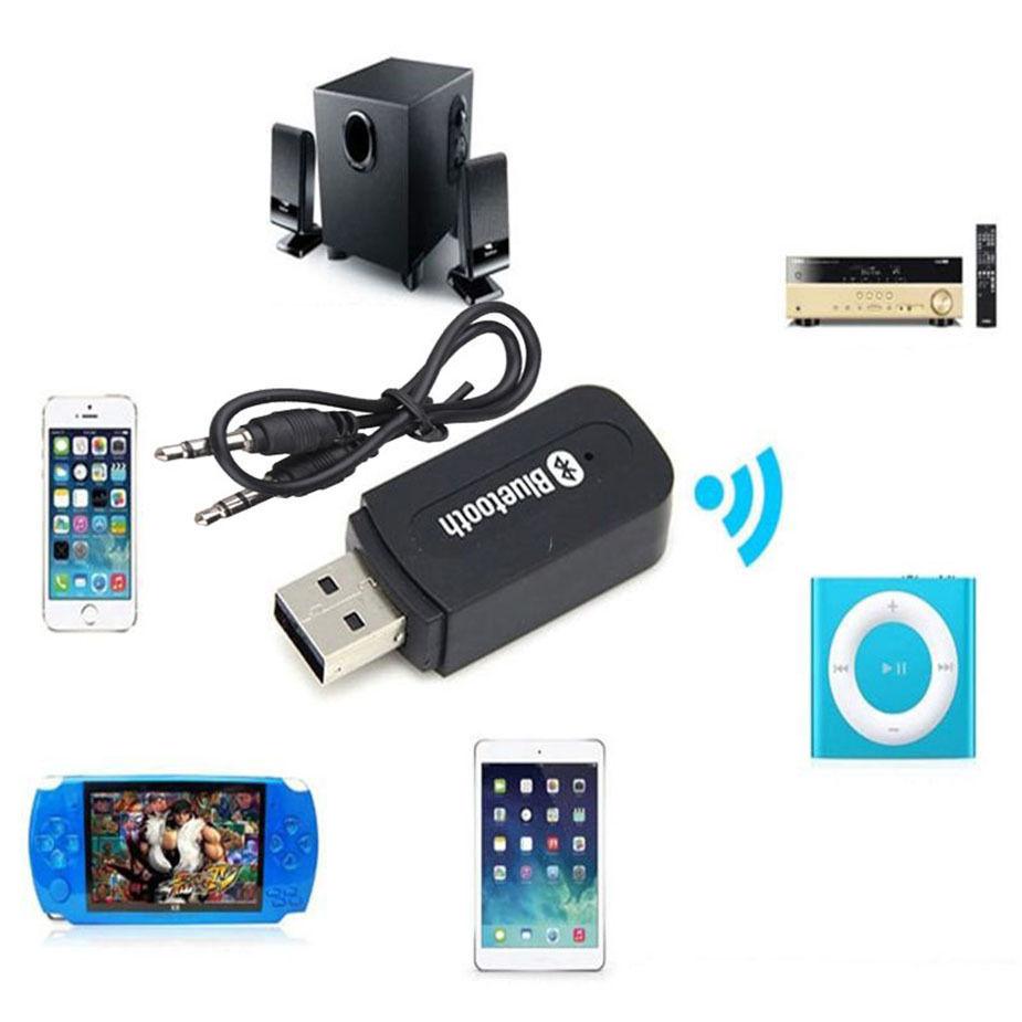 บลูทูธมิวสิค BT-163 USB Bluetooth Audio Music Wireless Receiver Adapter 3.5mm Stereo Audio