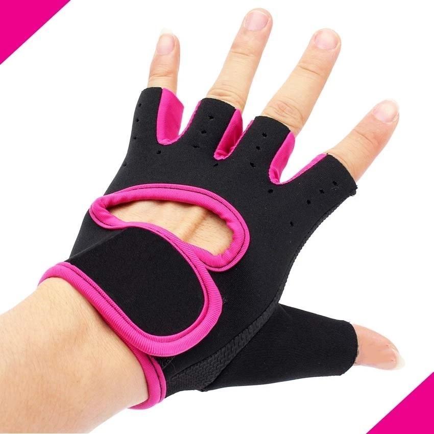 CMC ถุงมือฟิตเนส ถุงมือออกกำลังกาย Fitness Glove Weight Lifting Gloves pinkรุ่น I1-1