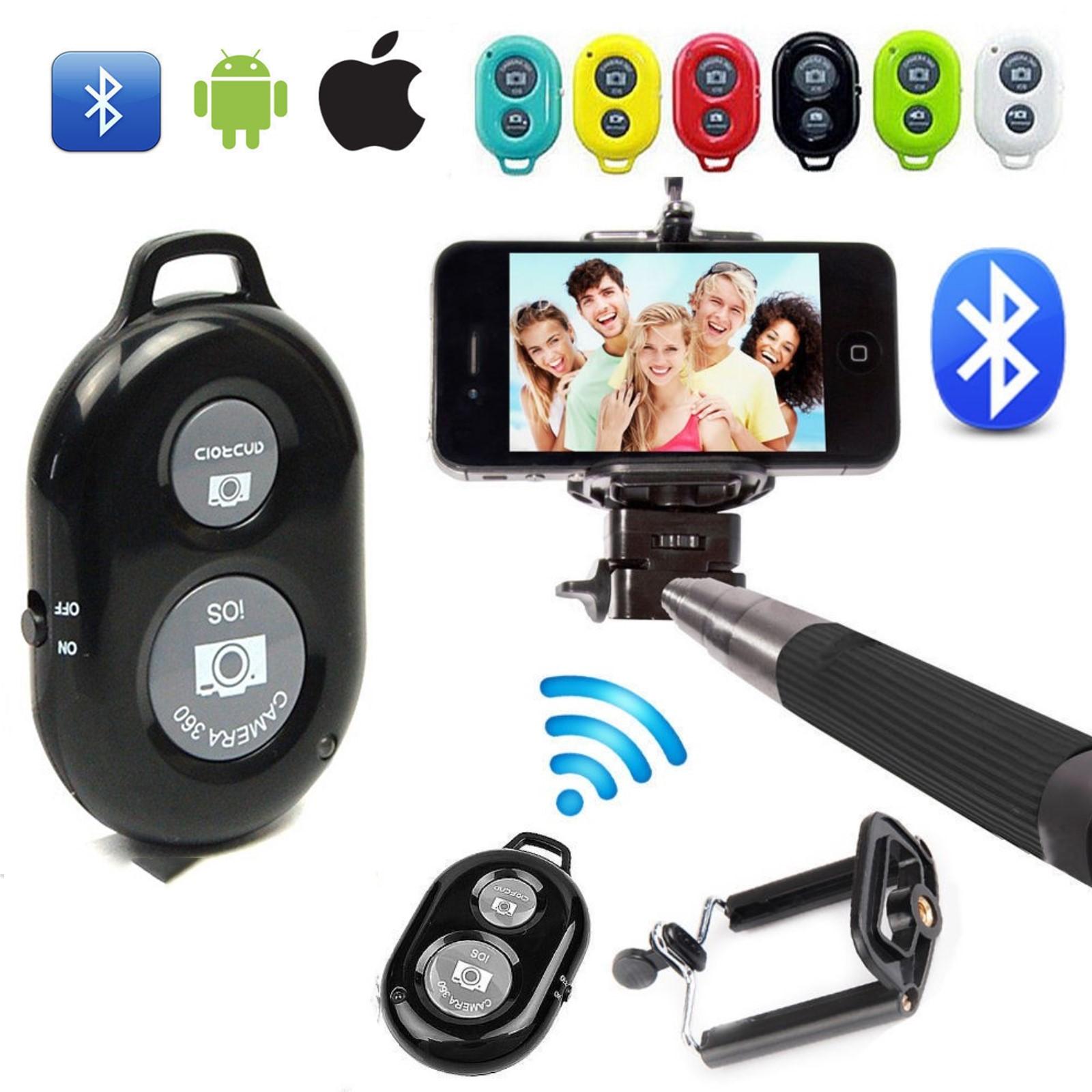 รีโมทถ่ายรูปเซลฟี Wireless Bluetooth Remote Control Shutter Button For Phone Selfie Stick Monopod