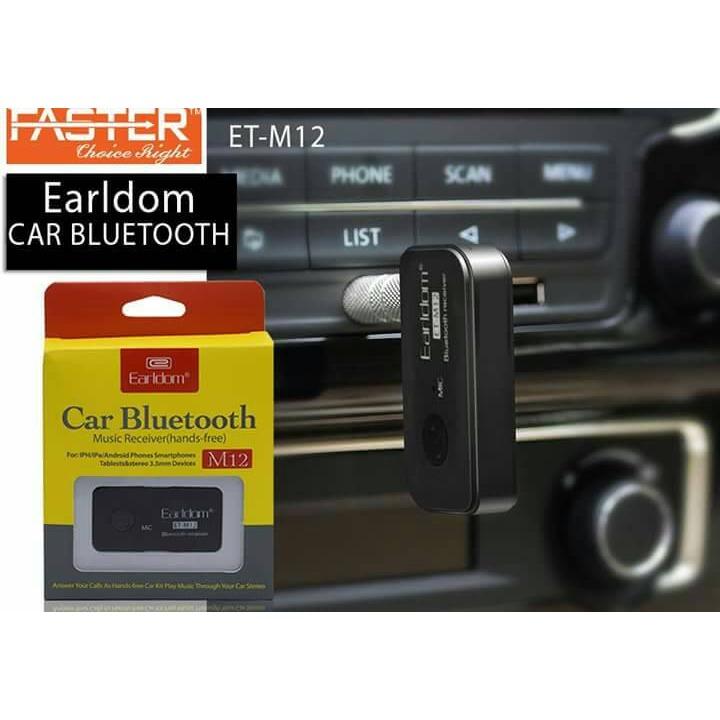 อุปกรณ์รับสัญญาณบลูทูธ Car Bluetooth Earldom BT-M12 (ของแท้ 100%)