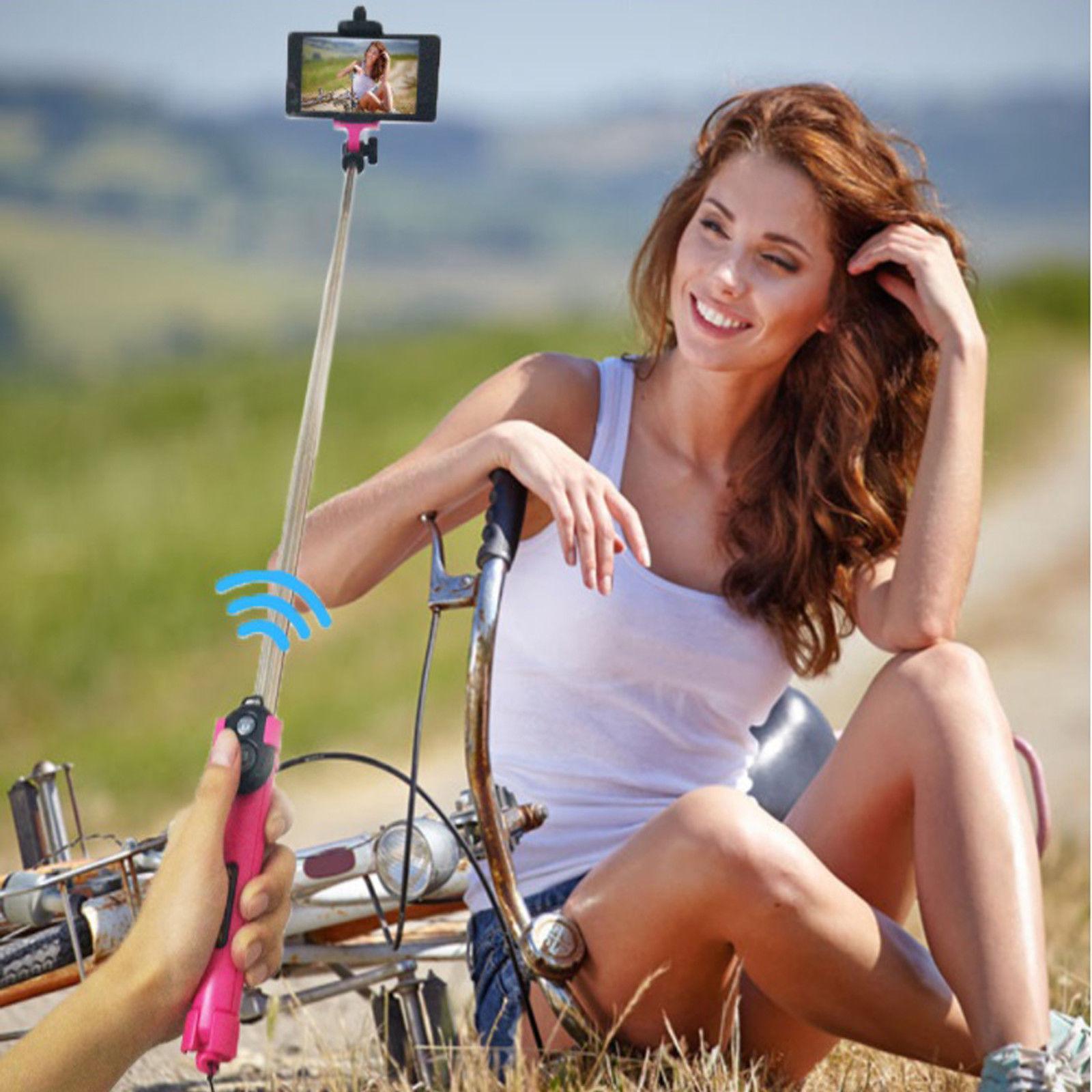 Bluetooth Selfie Stick Tripod Monopod Remote Control 360° Clamp iOS Android