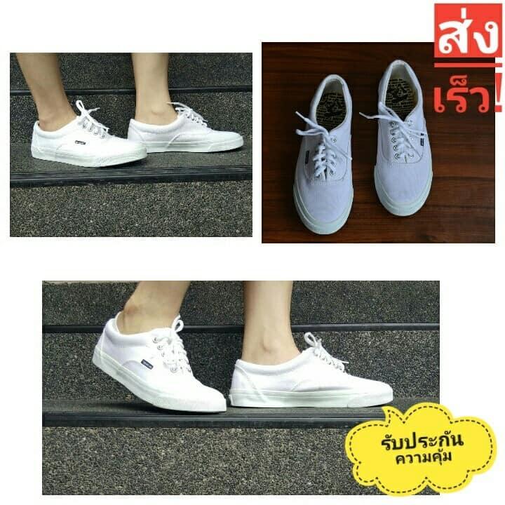 !!ลดกระหน่ำ!! ฉลองครบรอบ 2 ปีของร้าน Sustain รองเท้าผ้าใบ รองเท้าผ้าใบสีขาว รองเท้าผ้าใบแฟชั่น รองเท้าออกกำลังกาย รองเท้าสีขาวล้วน รองเท้าผ้าใบผู้หญิงสีขาว รองเท้าผ้าใบผู้ชายสีขาว