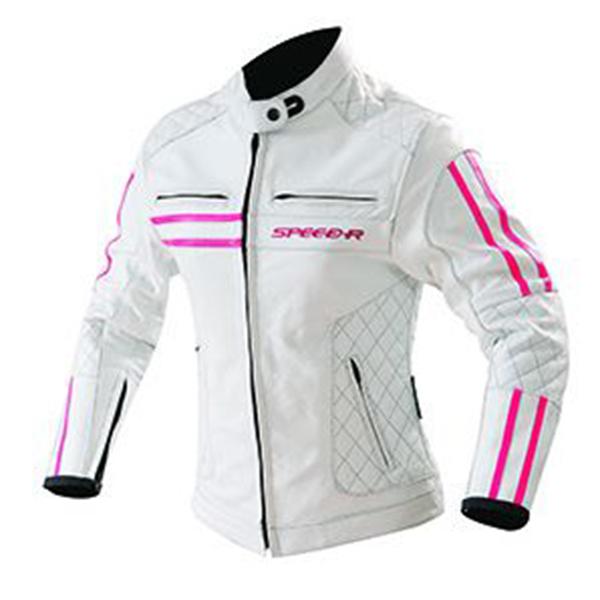 SPEED-R Female's Leather Jacket - L002 (เสื้อแจ็คเก็ตสำหรับขี่มอเตอร์ไซค์)