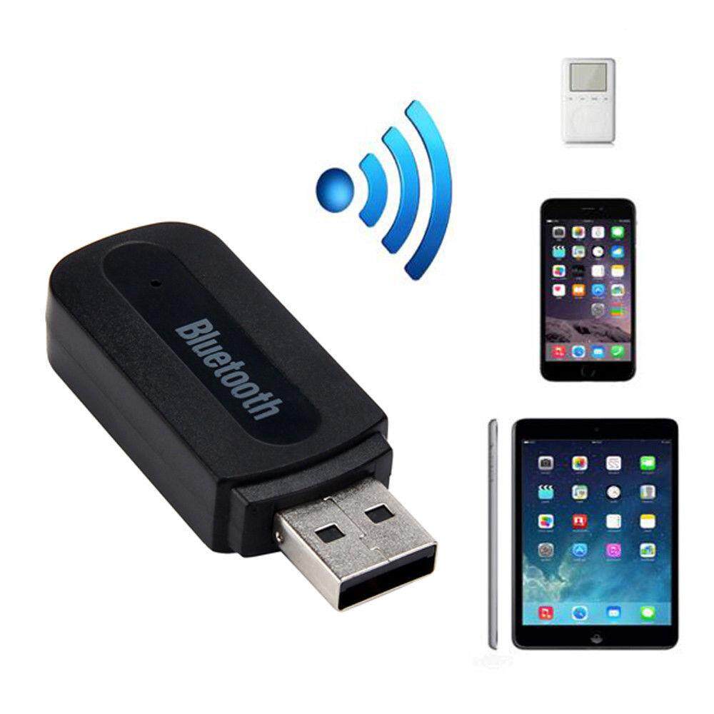 ส่วนลด บลูทูธมิวสิค รุ่น BT-163 USB Bluetooth Audio Music Wireless Receiver Adapter 3.5mm Stereo Audio(black)